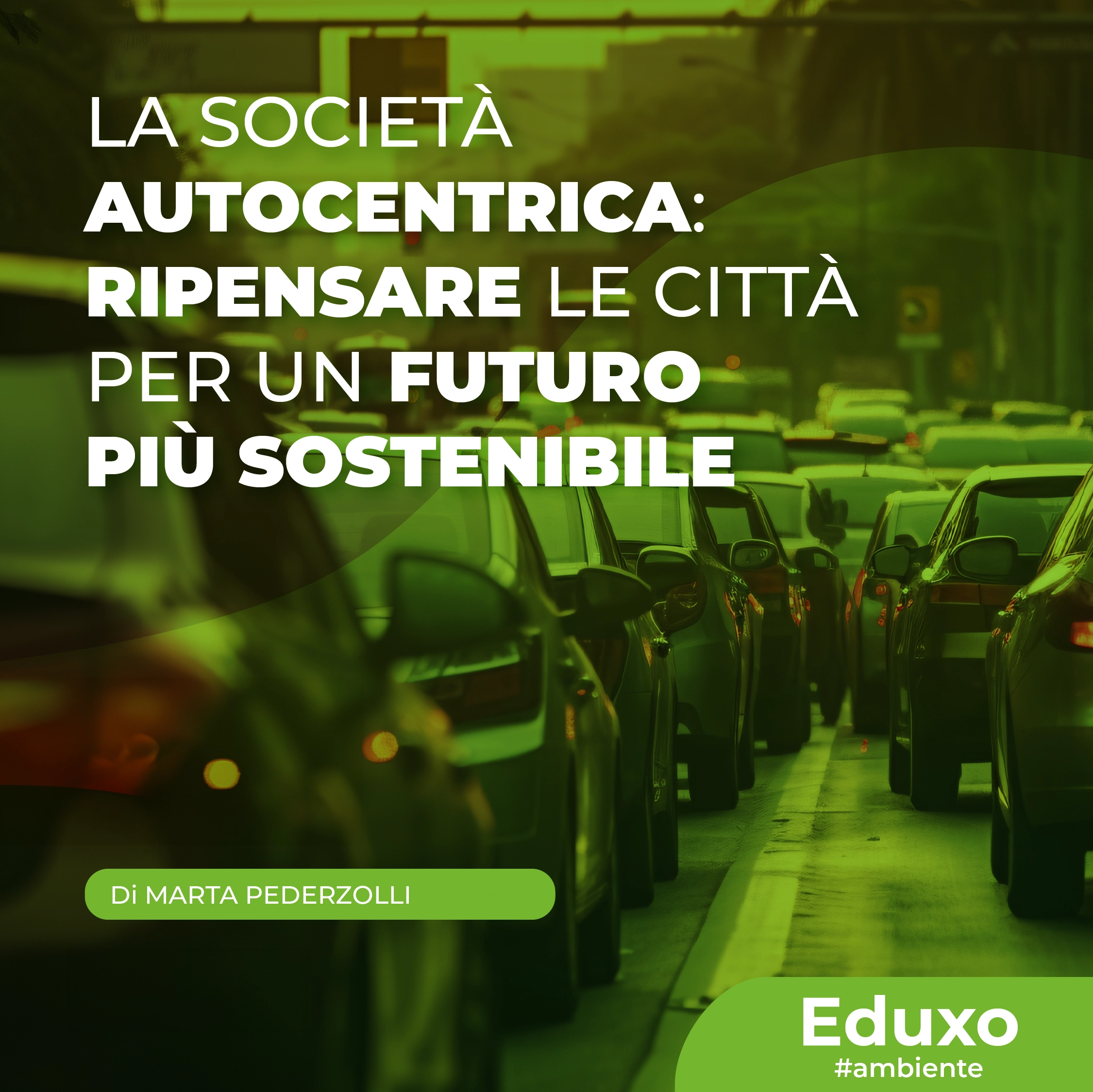 Al momento stai visualizzando La società autocentrica: ripensare le città per un futuro più sostenibile 