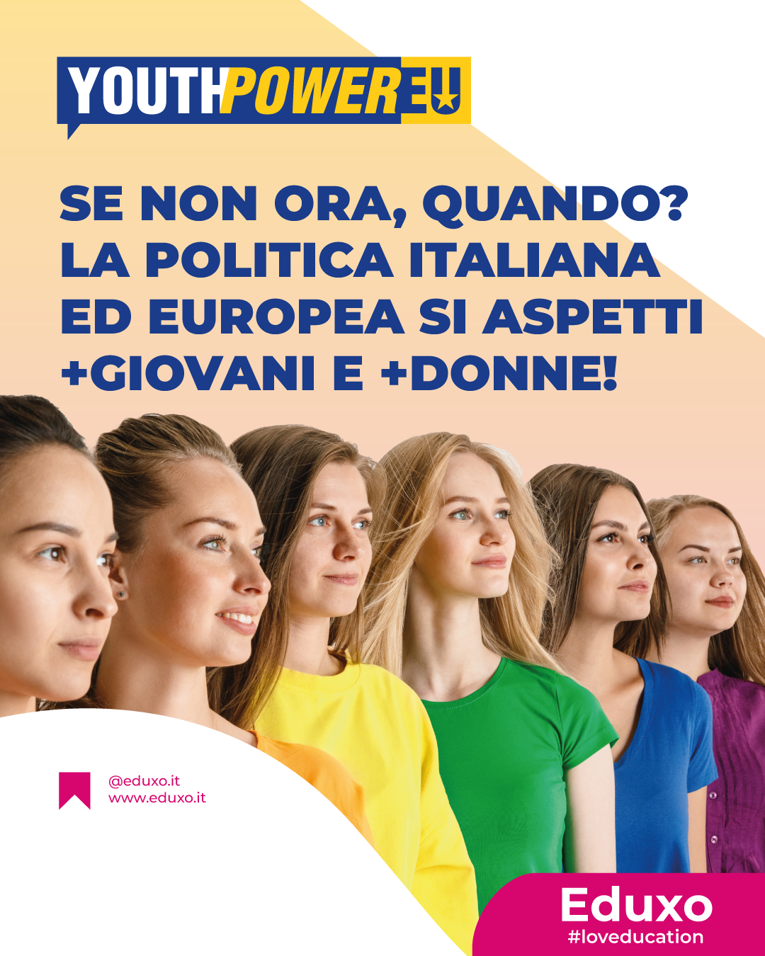 Al momento stai visualizzando Se non ora, quando?  La politica italiana ed europea si aspetti +giovani e +donne!